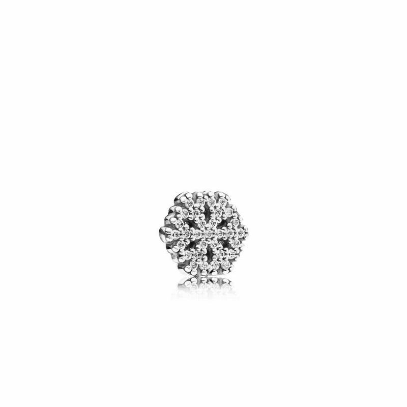 Pandora Sparkling Snowflake Petite Locket Charm Silver Egypt SI4329850